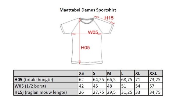 Dames Sportshirt Camping Witte - sporty royal blue
